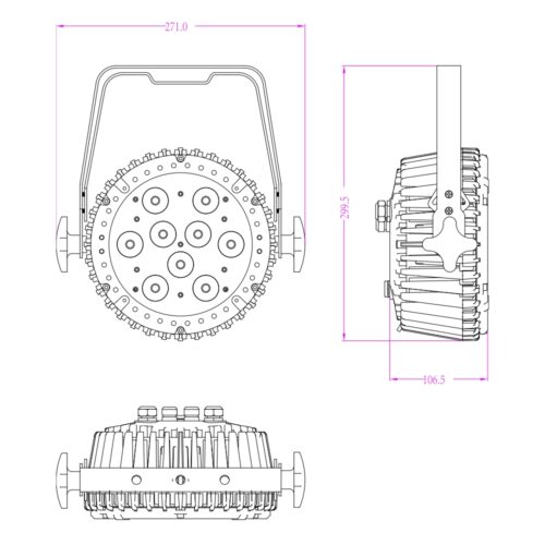 INVOLIGHT LEDPAR95W